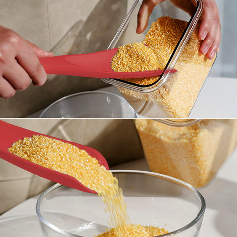 XiaoZu heat-resistant silicone spoon withstands high-temperature cooking