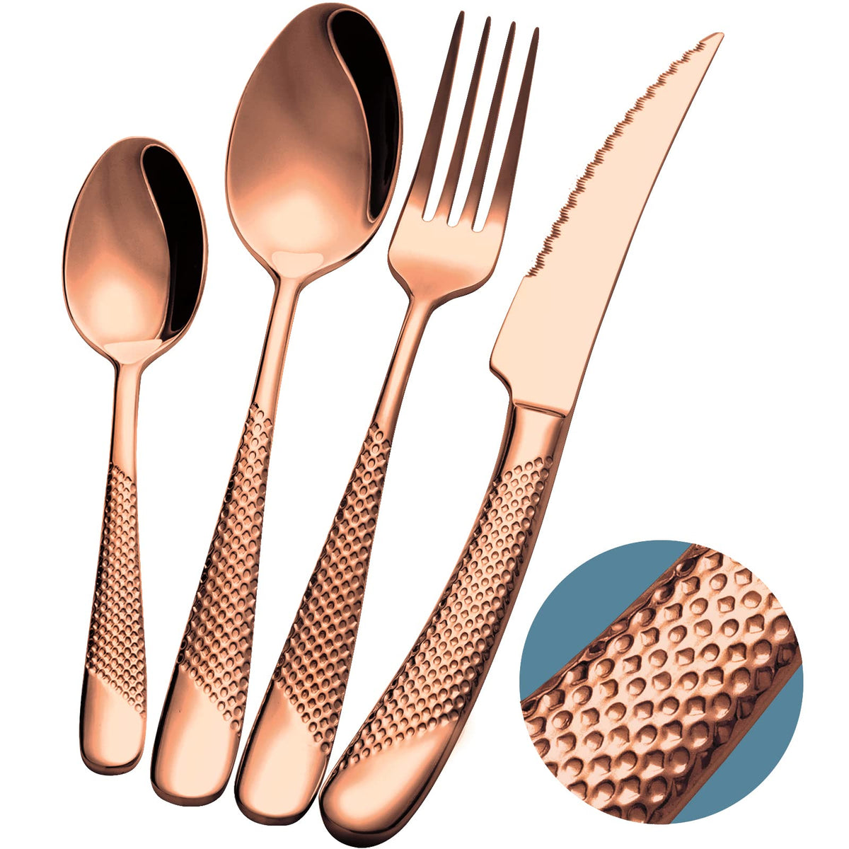 Xideman 16-piece silverware set hero table image, ideal for entertaining guests.