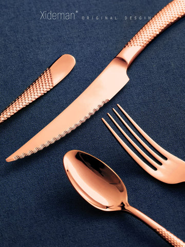 Xideman daily-use silverware closeup highlights easy cleaning and long-term investment.