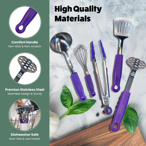 Xidgets mini turner for delicate sautéing and serving.