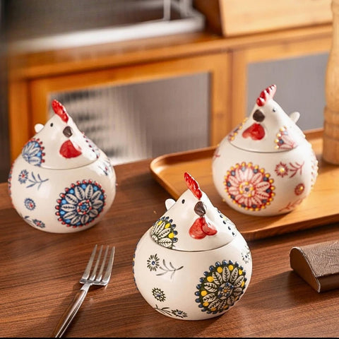 XIEFFICH kitchen decor spice container that brings farmhouse charm