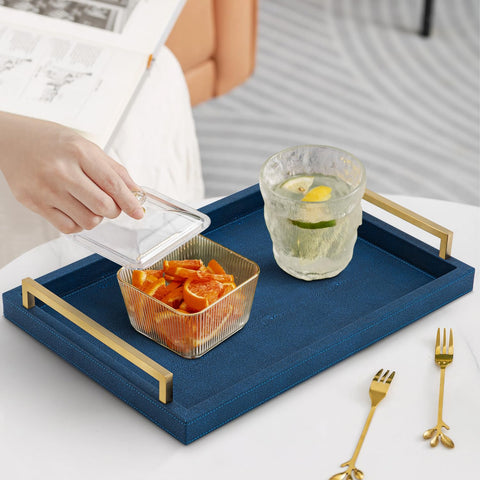 XIGEXIGE decorative tray perfect for drinks and snacks on sofa
