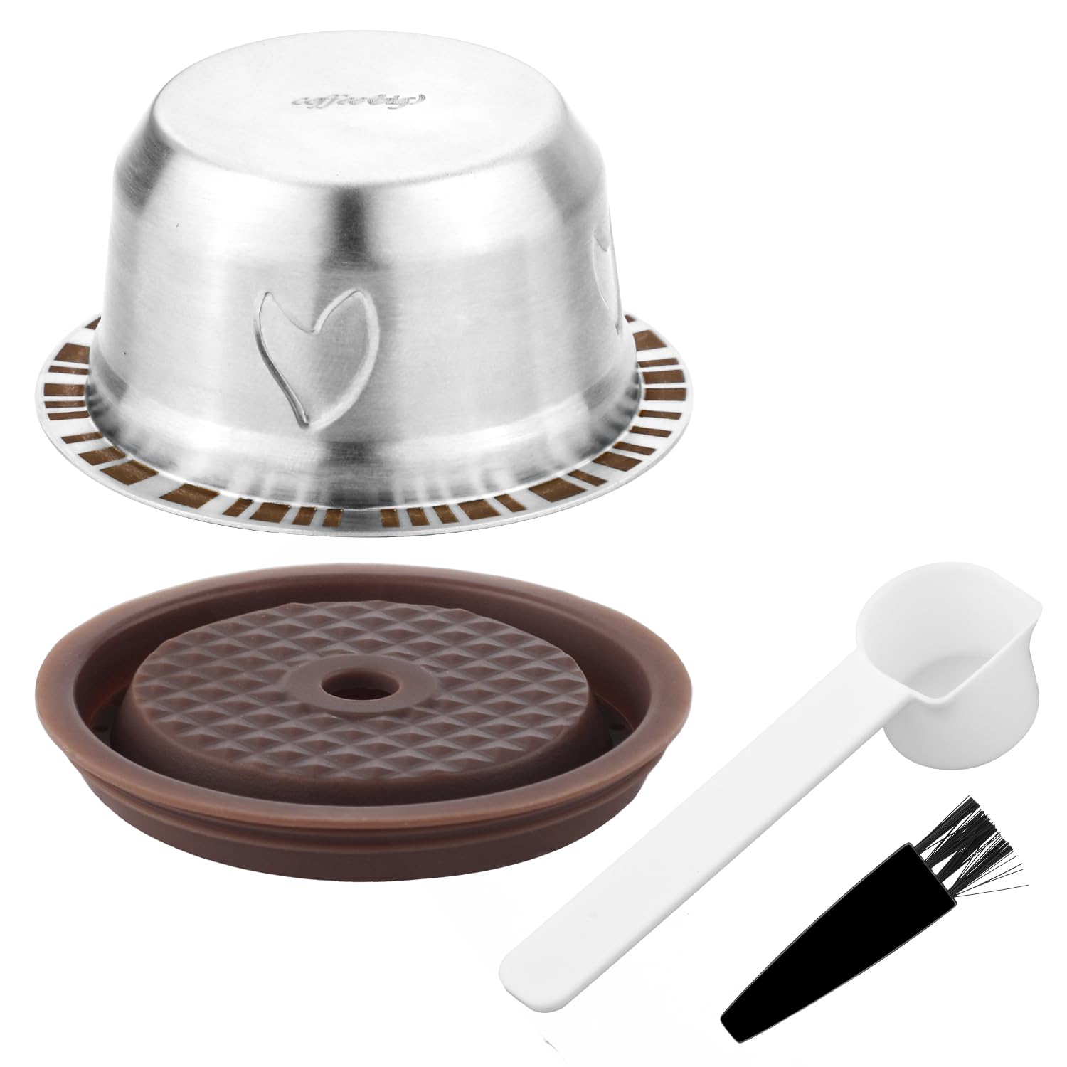 XIHIRCD Vertuo reusable pod 230ml ready for eco-friendly home brewing.