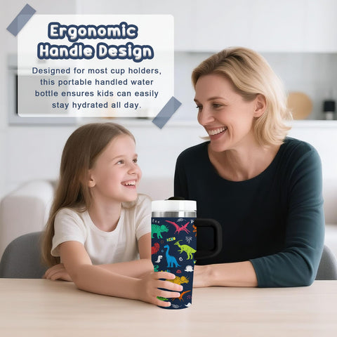 xiiai dinosaur pattern tumbler appeals to young paleontologists