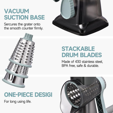 Xilrvna detachable parts simplify storage and quick cleanup after meals