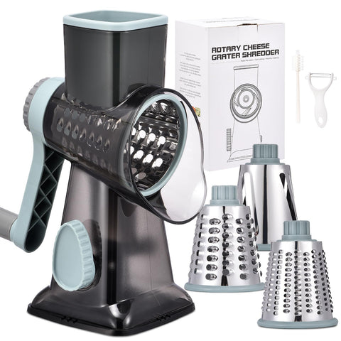 Xilrvna rotary cheese grater handle for secure hand crank and safe shredding