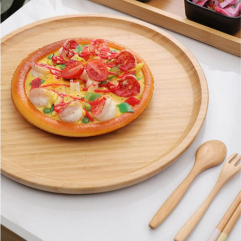 XIMISISE bamboo tray on a coffee table for organizing daily essentials