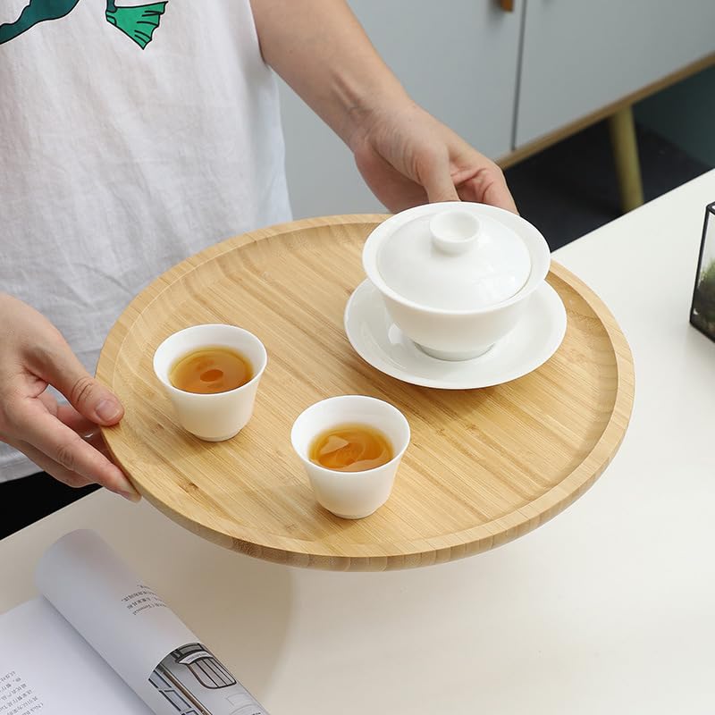 XIMISISE bamboo tray in an entryway for keys and mail