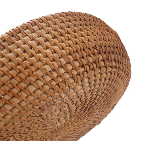 XIMISISE wicker serving basket enhances dining setups and snack trays.