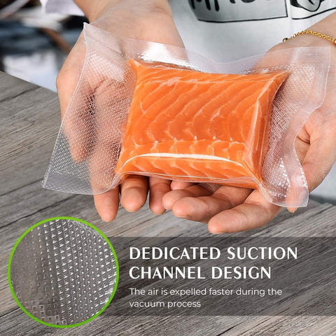 Xinbaolong heavy-duty vacuum bag with embossed channels for stronger seals