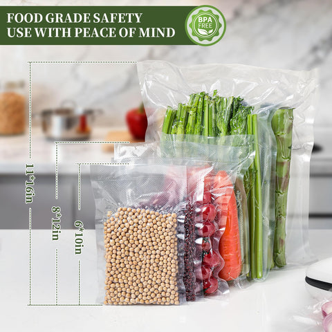 Xinbaolong reusable dishwasher-safe vacuum bags for daily use