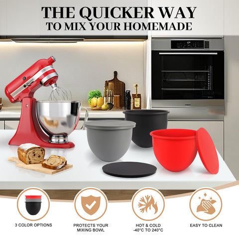 XINBOOGQ shatterproof leakproof design keeps bowls intact.