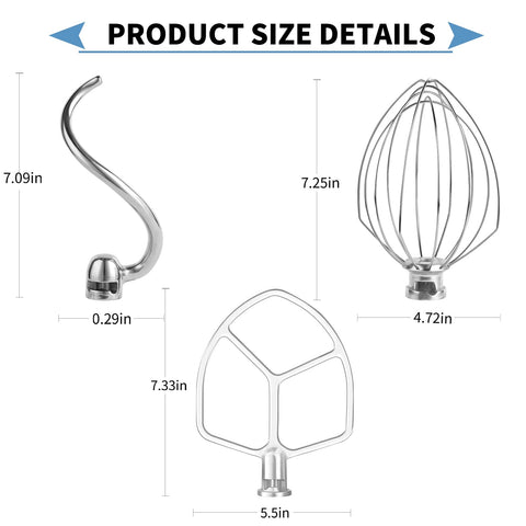 XINBOOGQ 6-wire whisk aerating batter for fluffy textures