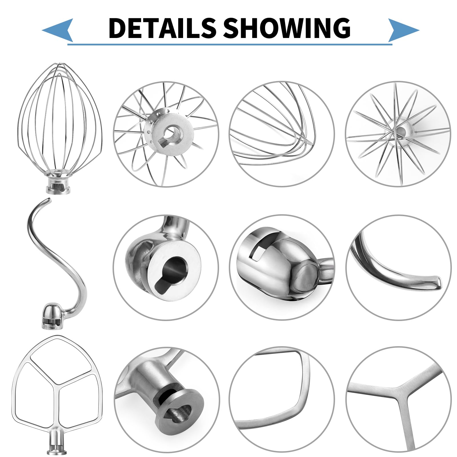 XINBOOGQ flat beater blending ingredients evenly for consistent mixes