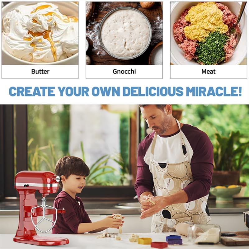 XINBOOGQ paddle attachment delivers efficient kneading for busy cooks