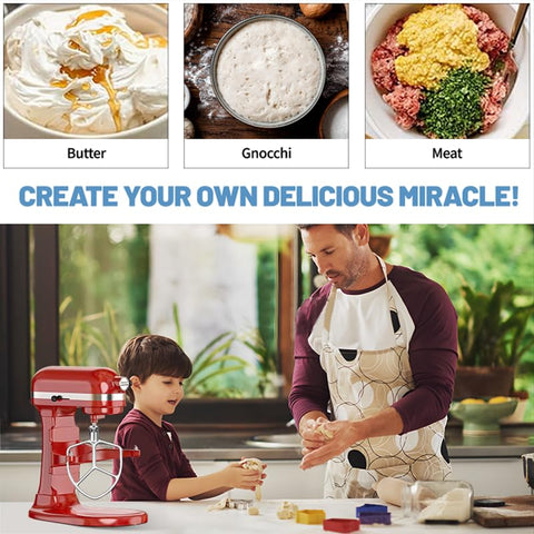 XINBOOGQ paddle attachment delivers efficient kneading for busy cooks