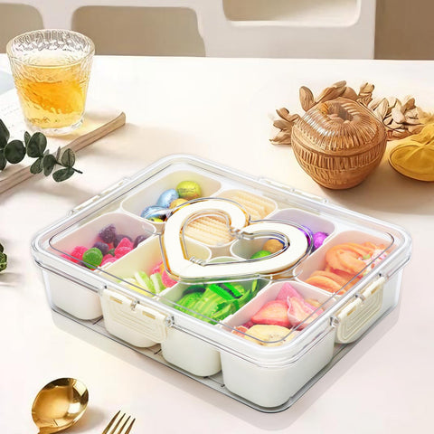 XING-RUIYANG snack box with handle enhances portability for on-the-go meals.