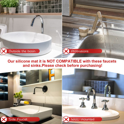Xingruyu kitchen and bathroom silicone pad offers durable counter protection