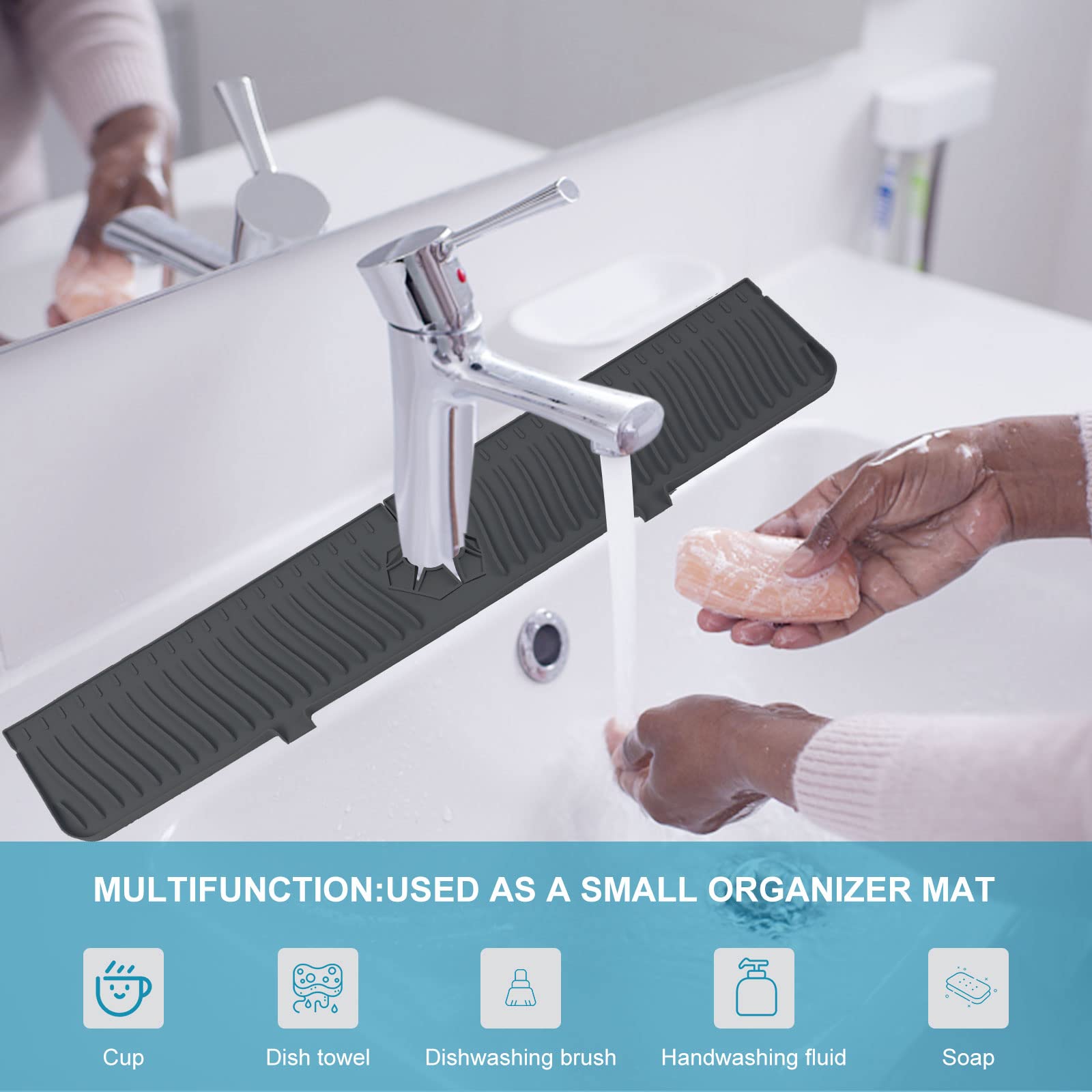 Xingruyu multifunction sponge holder pad keeps brushes organized
