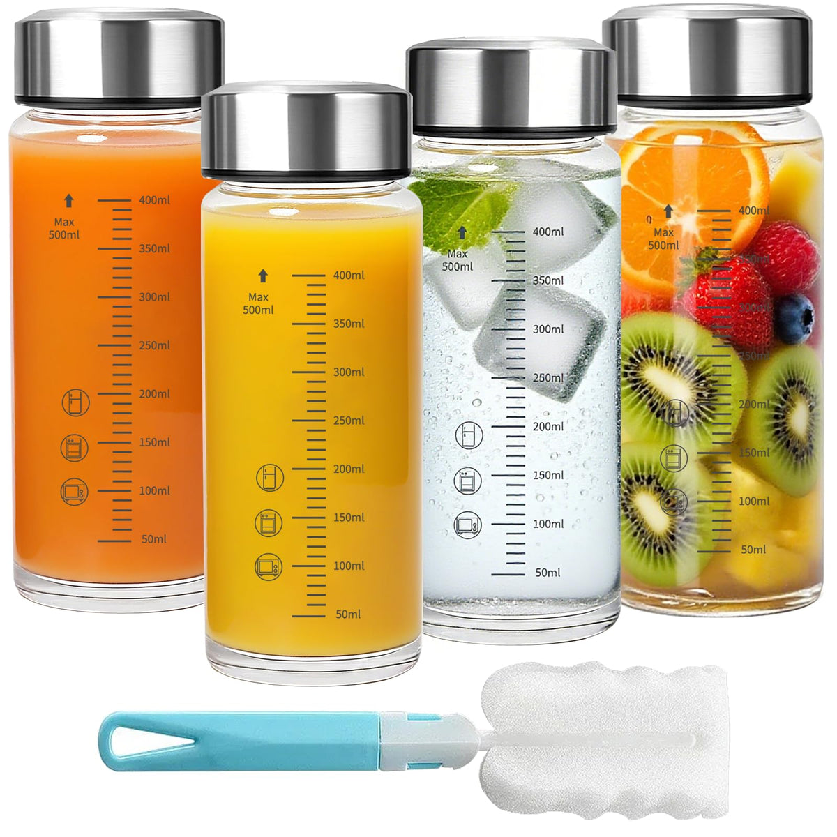 XINHUISHQZ 16oz wide-mouth bottle for easy filling and quick cleaning