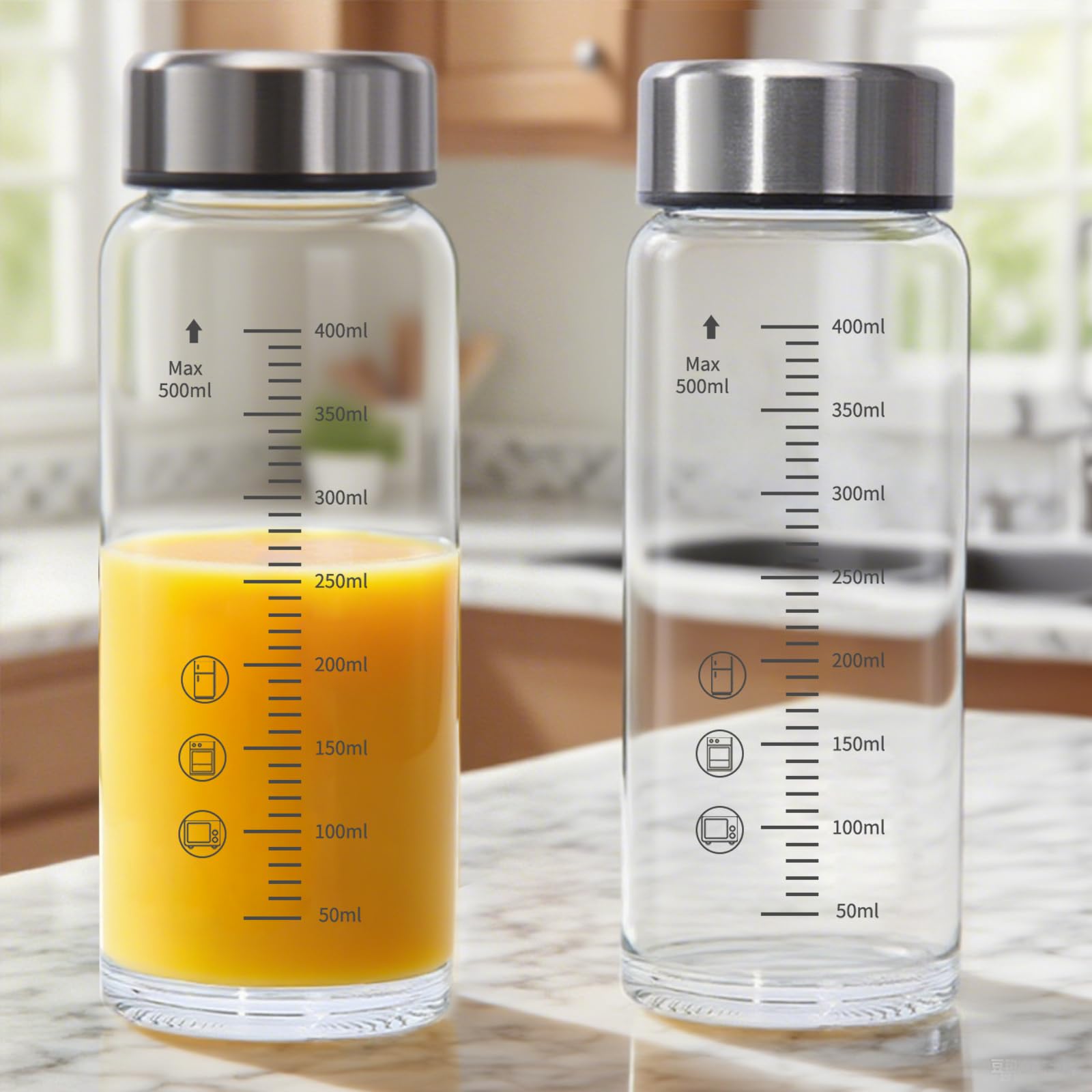 XINHUISHQZ crystal-clear glass resists odor and keeps beverages pure
