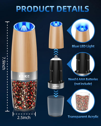 XinXu battery-powered design ideal for kitchen and outdoor use.