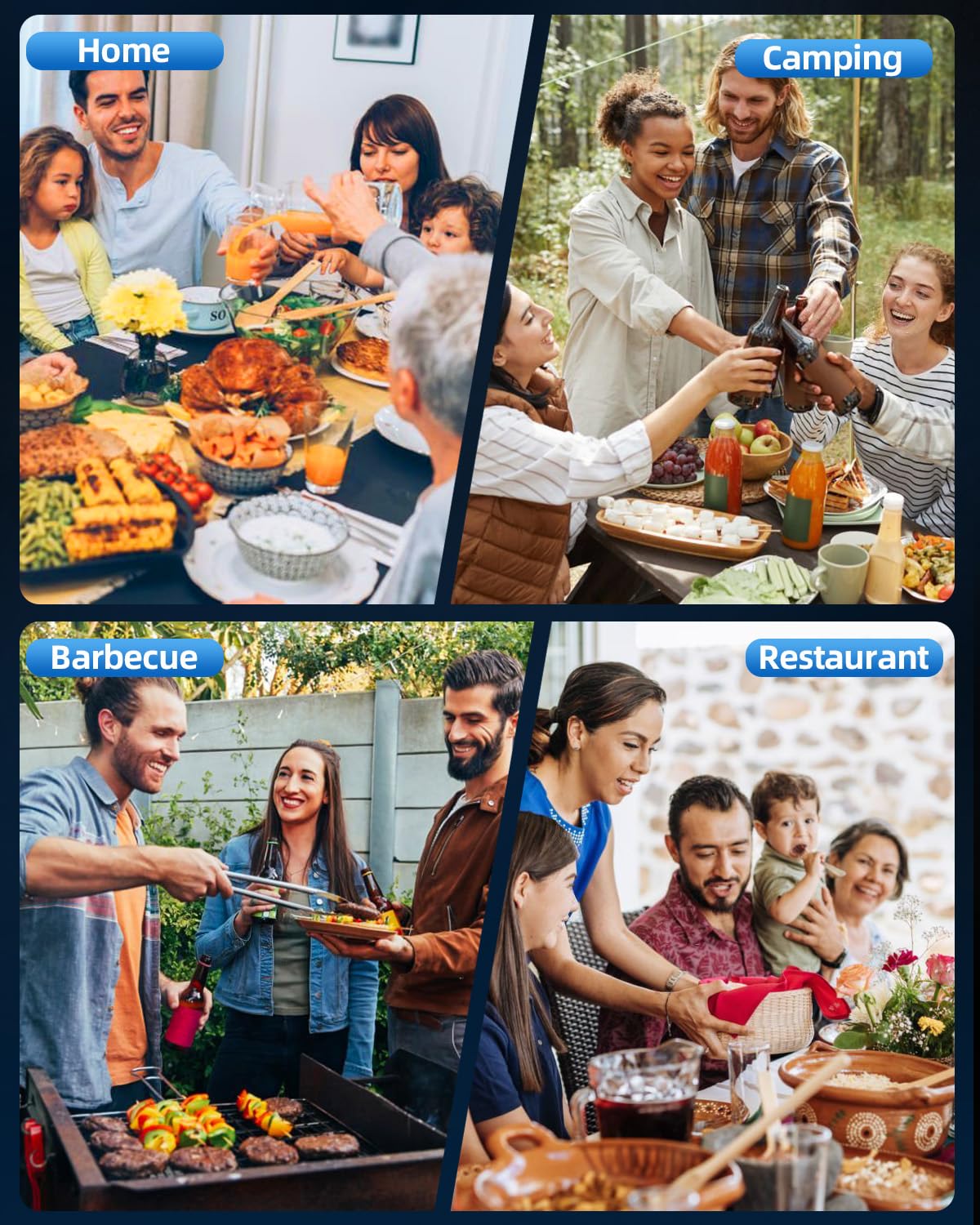 XinXu compact kitchen use ready for home and outdoor dining experiences.