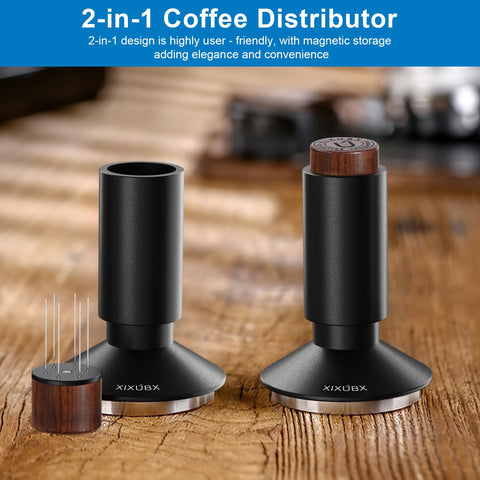 XIXUBX anodized handle offers durable grip during tamping