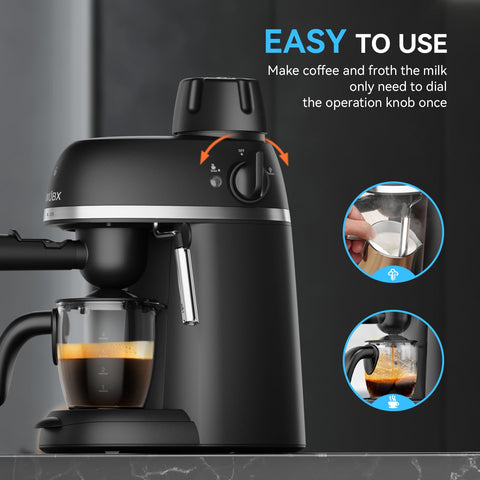 XIXUBX coffee-machine safety locks ensure secure setup and prevent leaks.