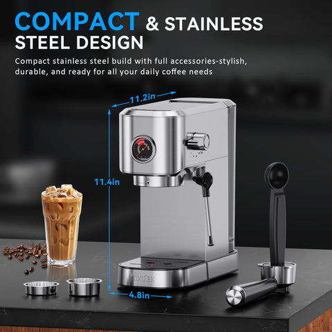 XIXUBX compact stainless design fits small spaces