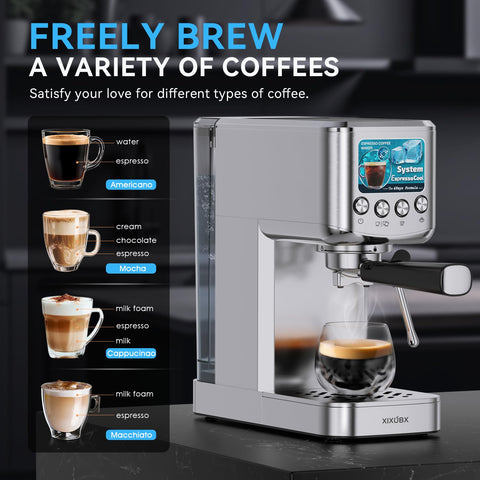 XIXUBX stainless steel drip tray easy removal for quick cleanup.