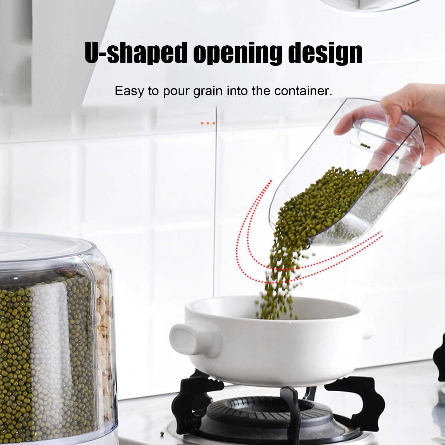 XIYAO large-hole design accommodates small and large grains with ease.