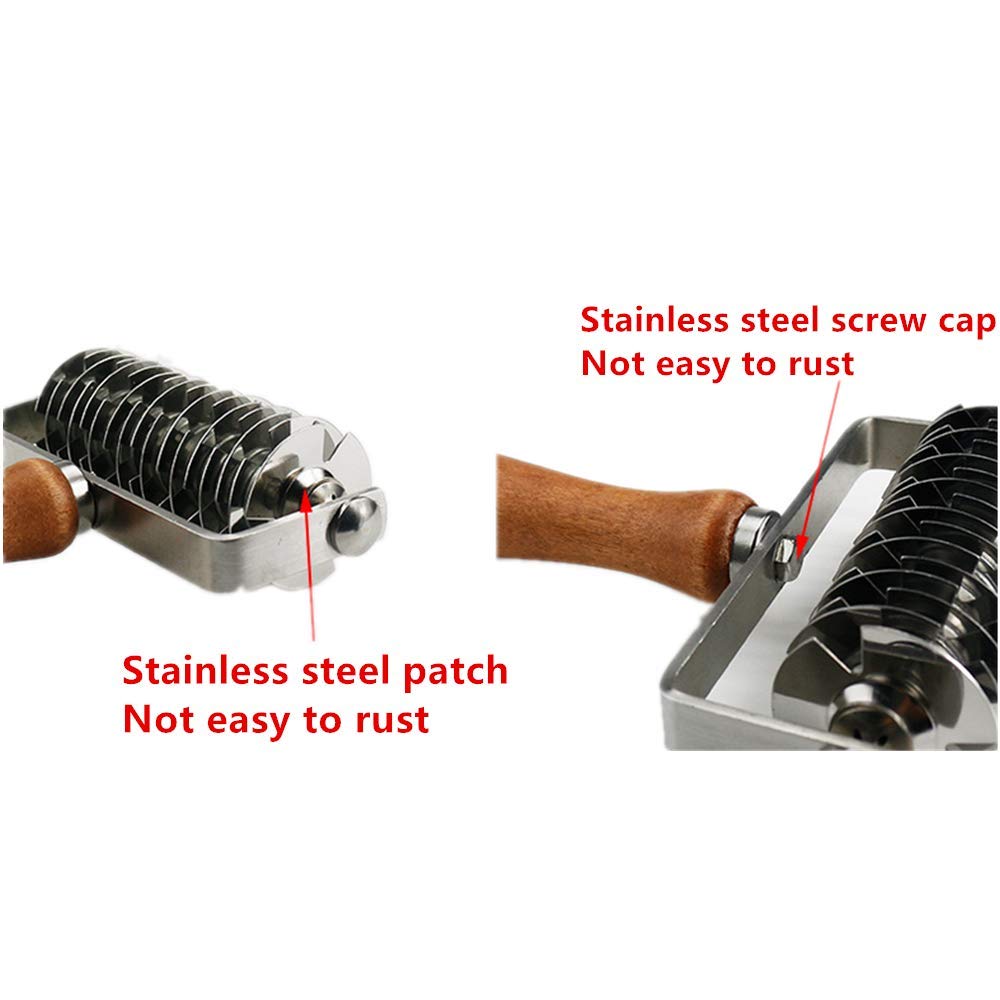XIZHI lattice tool with wooden handle for comfortable grip