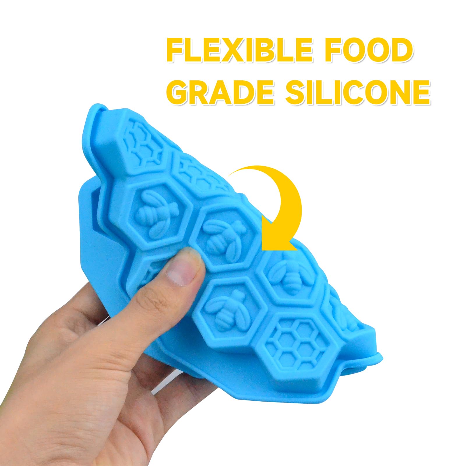 XJMWXHFC honeycomb mold green 19 cavities with quick non-stick release