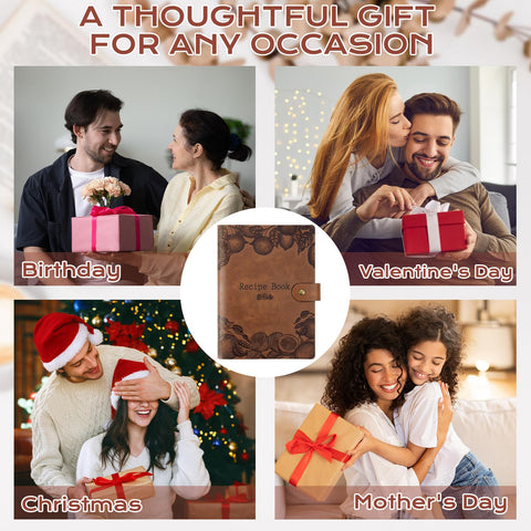 XKDOUS family recipes blank book invites memories and heirloom-style collection.