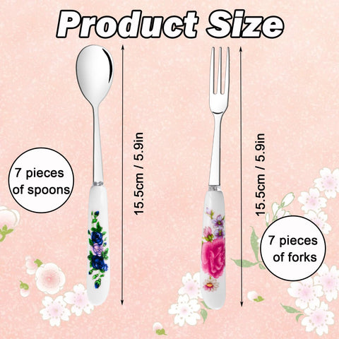 Xlehoely 14-pcs stainless steel cutlery set for durable, reusable dining