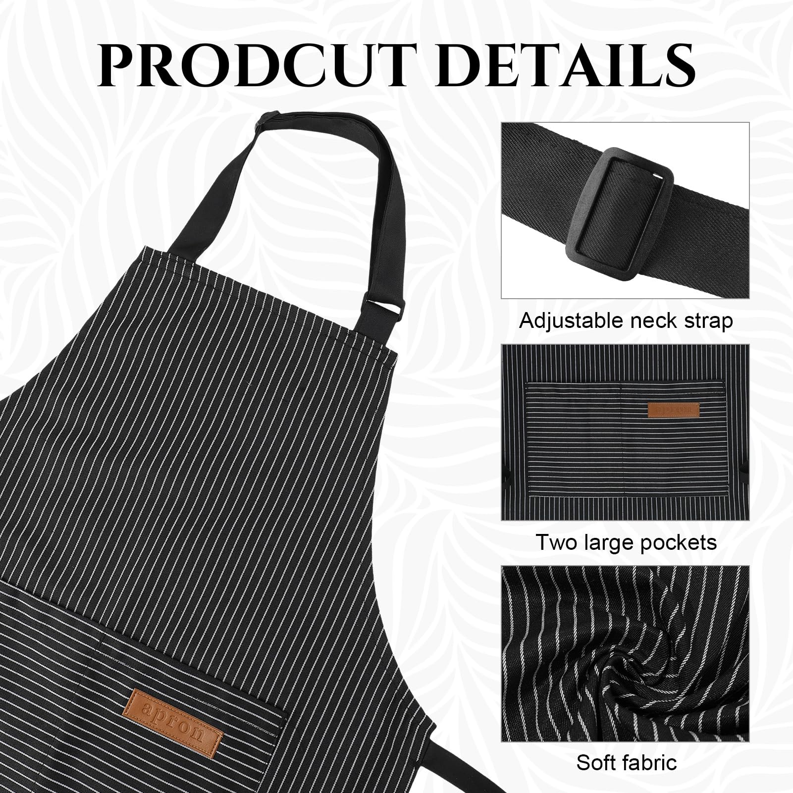 XLSXEXCL kids apron adjustable waist ties for a comfortable fit