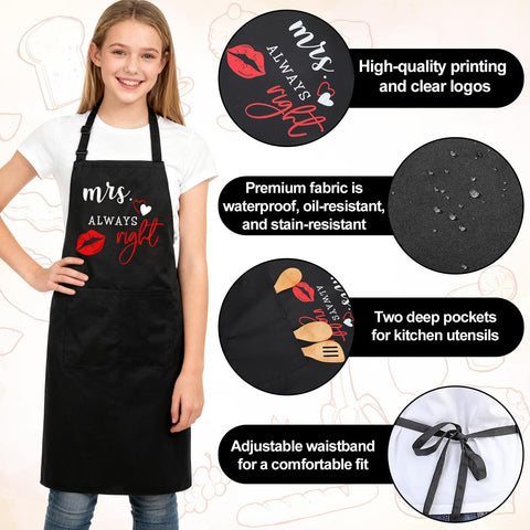 XLSXEXCL Adjustable neck apron, comfortable fit for long cooking sessions.