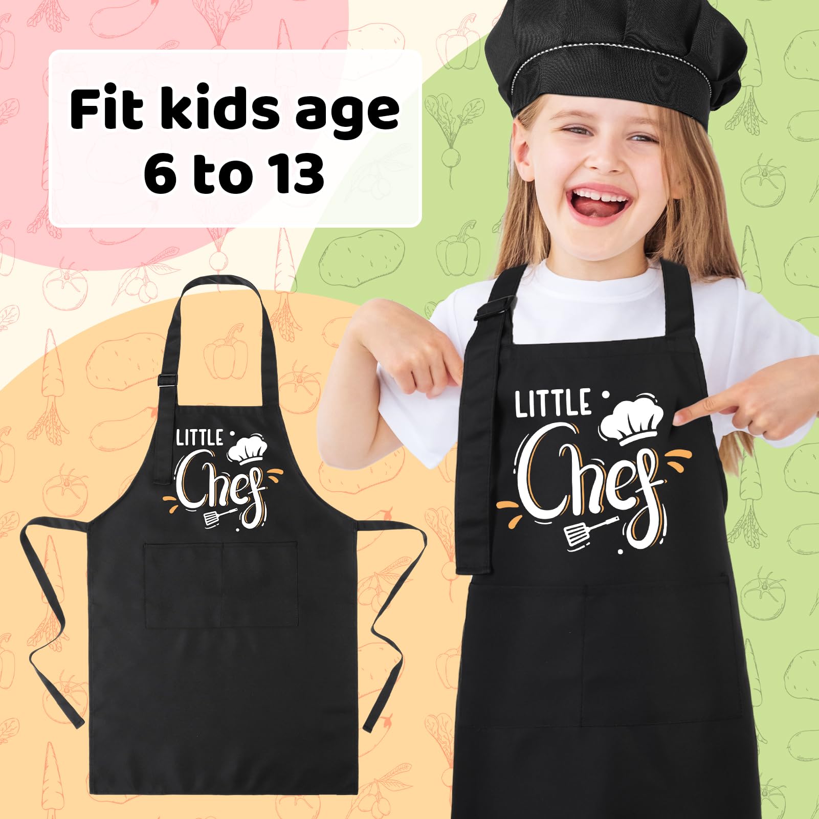 XLSXEXCL Little Chef design encourages cooking and crafts