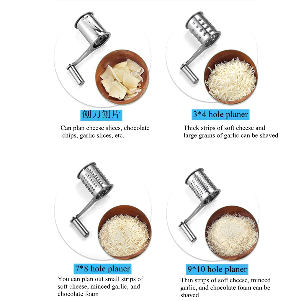 Xmipbs hand crank shredder drum-4 for parmesan grating