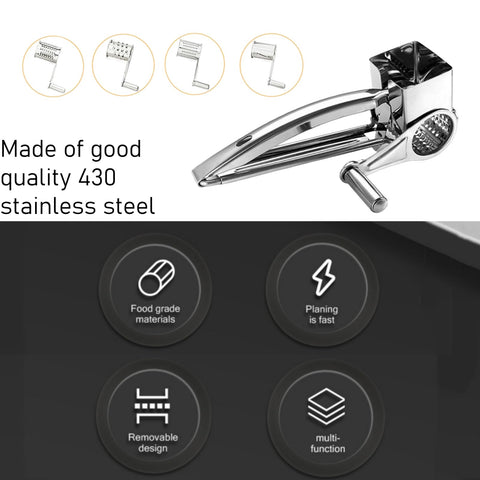 Xmipbs hand crank shredder nuts and chocolate use case with grater