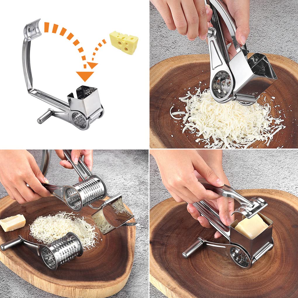 Xmipbs hand crank shredder roller and handle for easy cleaning
