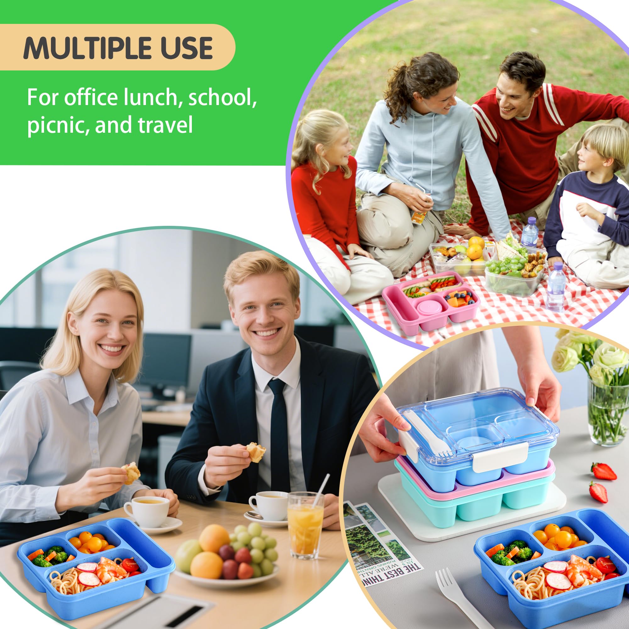 XMMEYU fridge or backpack friendly lunch storage solution