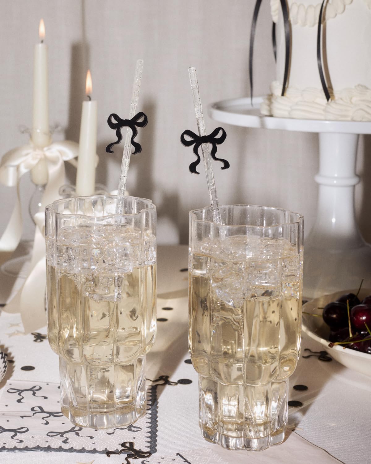 xo, Fetti durable clear straw designed for repeated use at events