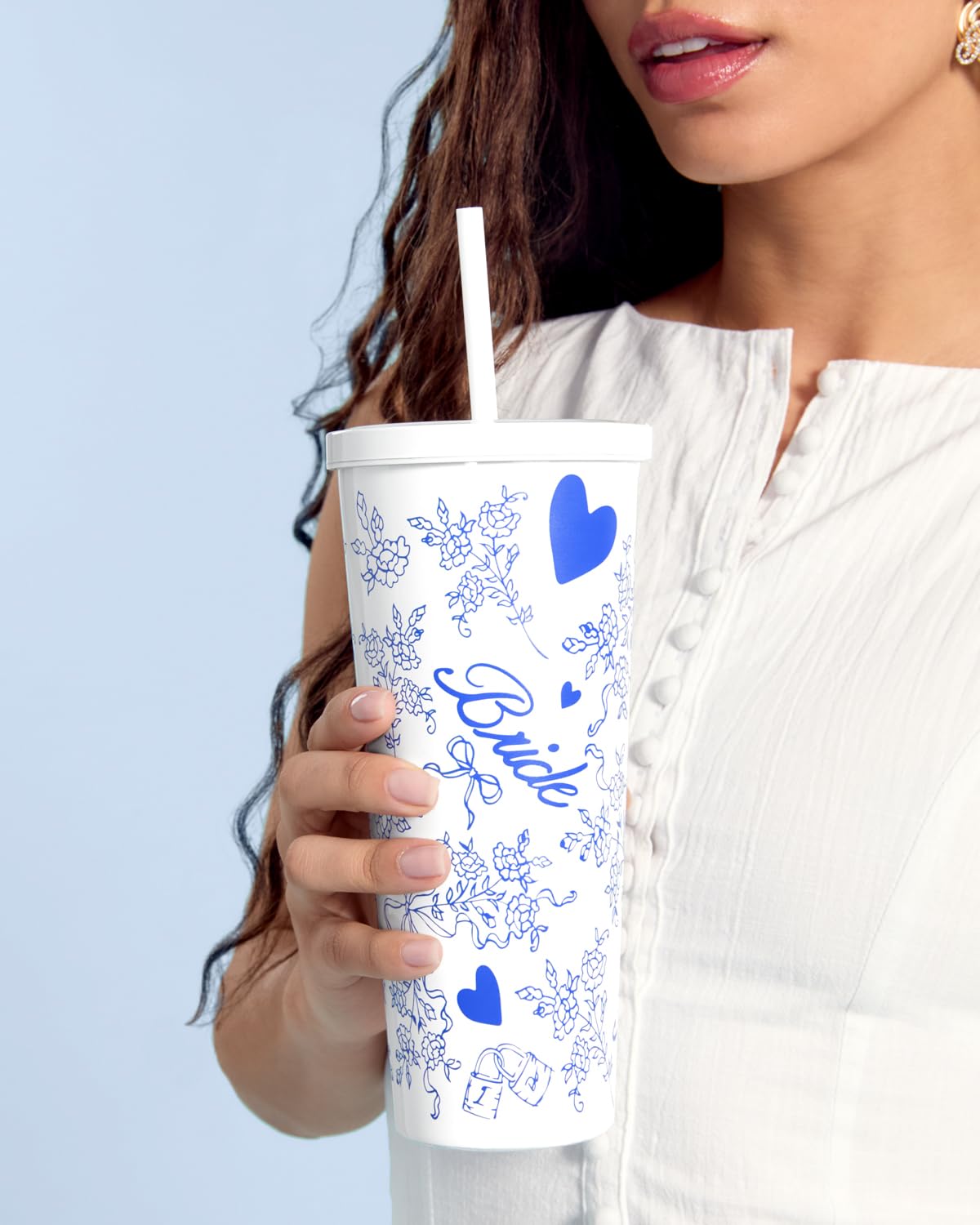 xo, Fetti bride tumbler keeps drinks icy up to 9 hours