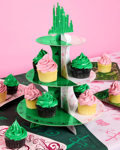 xo Fetti display with tiaras and wands creates photo-worthy party setups