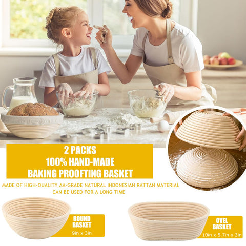 XOHUYD banneton basting brush for even moisture before baking