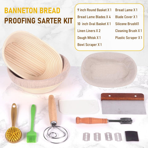 XOHUYD banneton linen liner keeps dough clean and baskets tidy