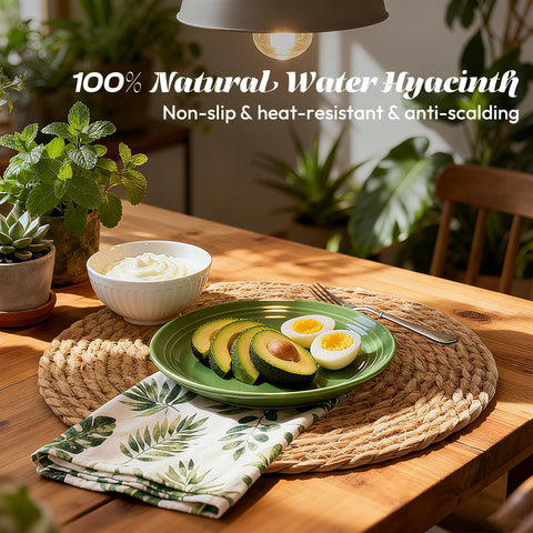 XOHUYD versatile use as placemat, charger, or wall decor.