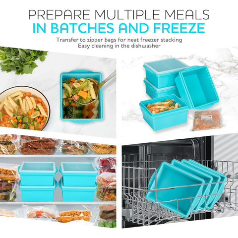Xomoo microwave-safe freezer trays for convenient reheating